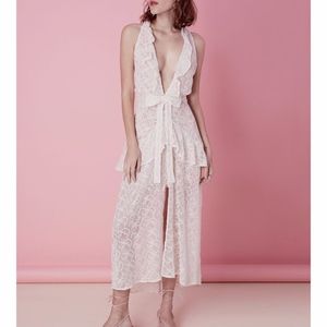 For Love & Lemons Sweet Disposition Midi Dress XS